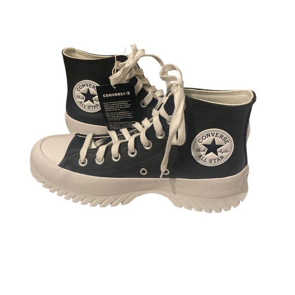 Converse All Star Black and White Chunky Sneakers - Picture 1 of 3